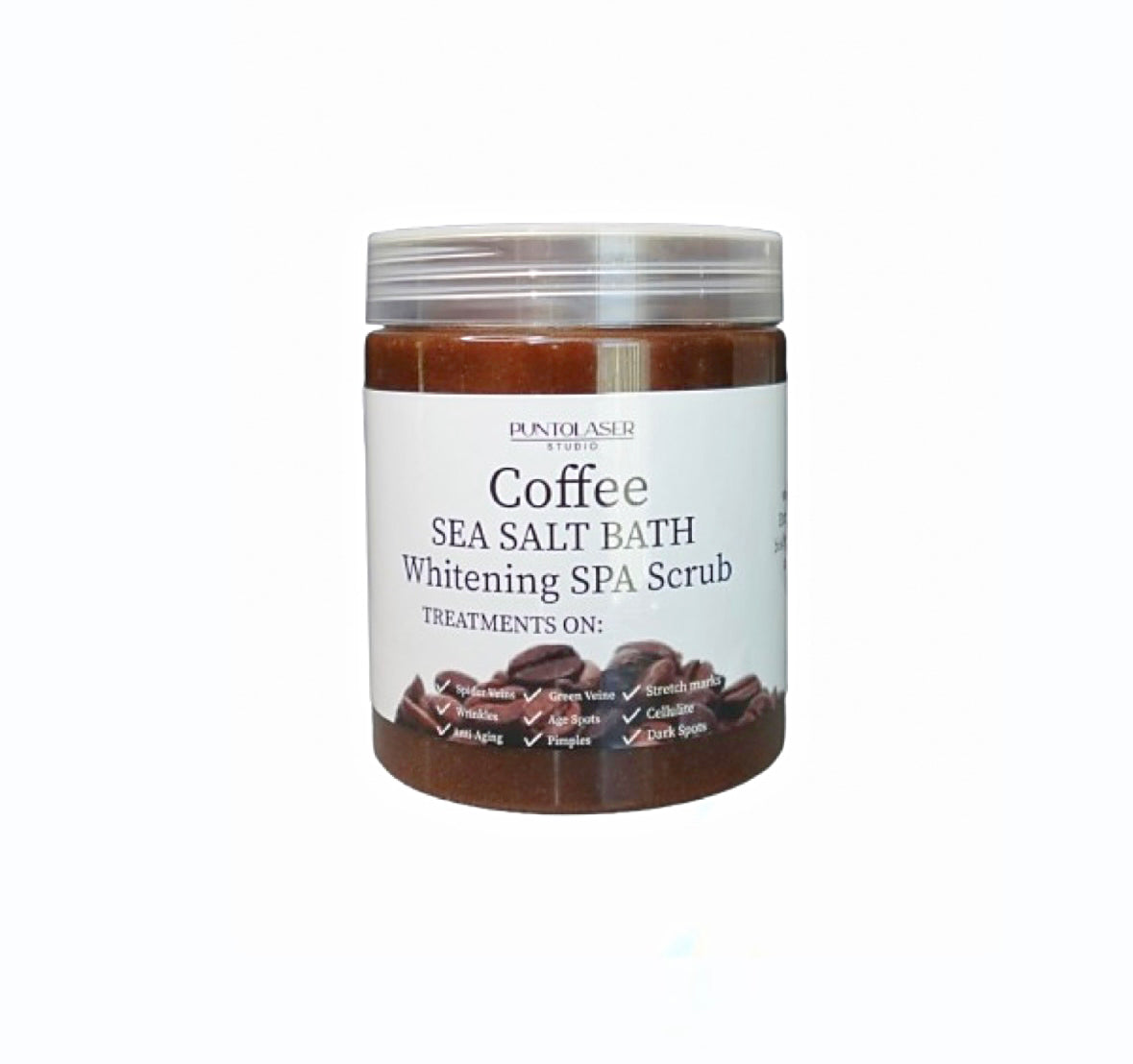 Exfoliante de café y sal marina